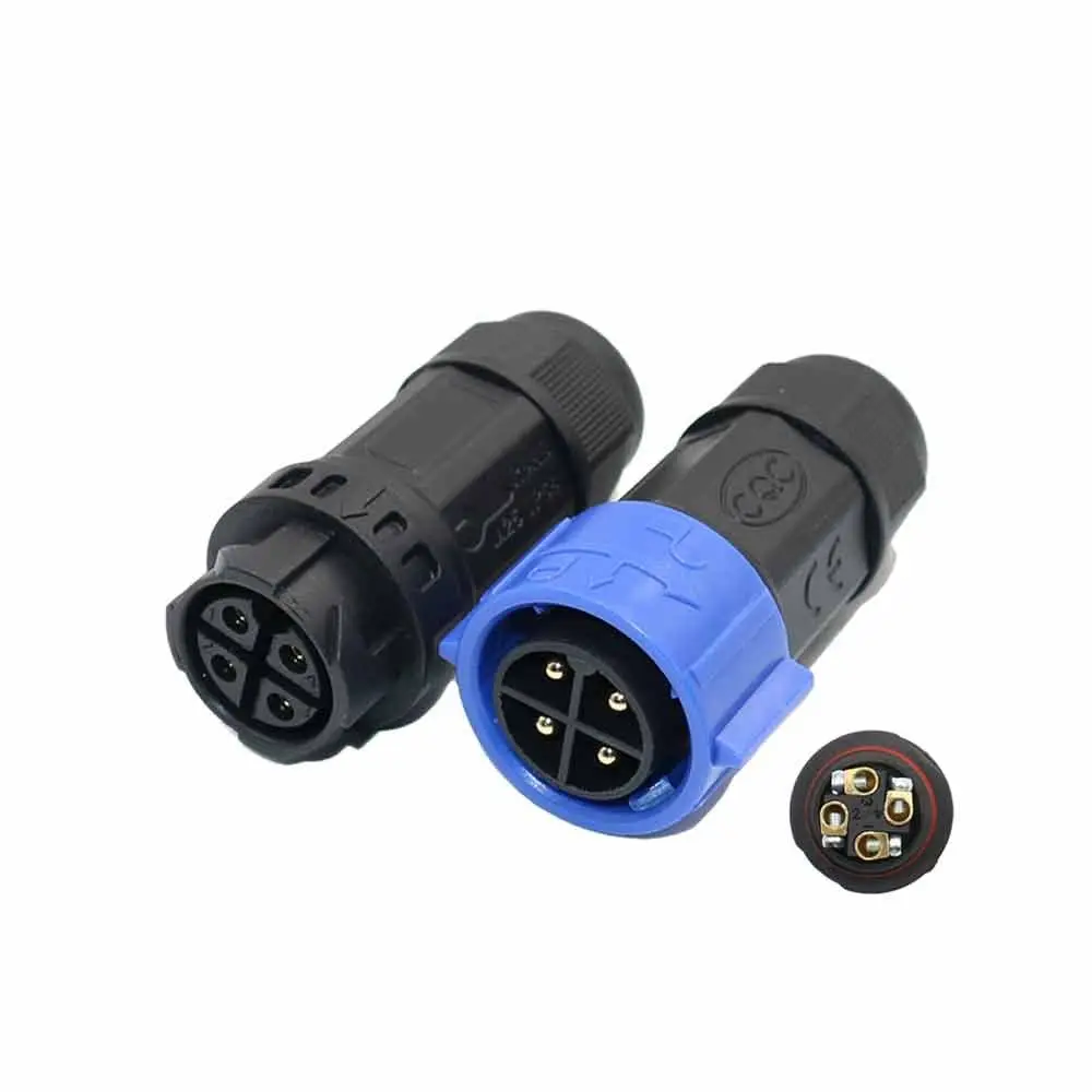 M25 Bayonet Waterproof Connector 4 Pin 14Awg Screw Type Plant Growth Lamp Power 35A Current IP68 — купить у AliExpress WW
