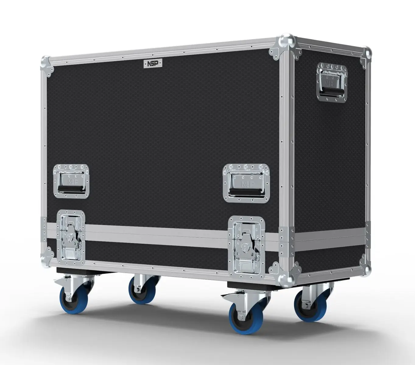 Double Speaker Flight Road Case Customizable OEM/ODM Aluminum And Plastic EVA Box Waterproof And Shockproof Storage
