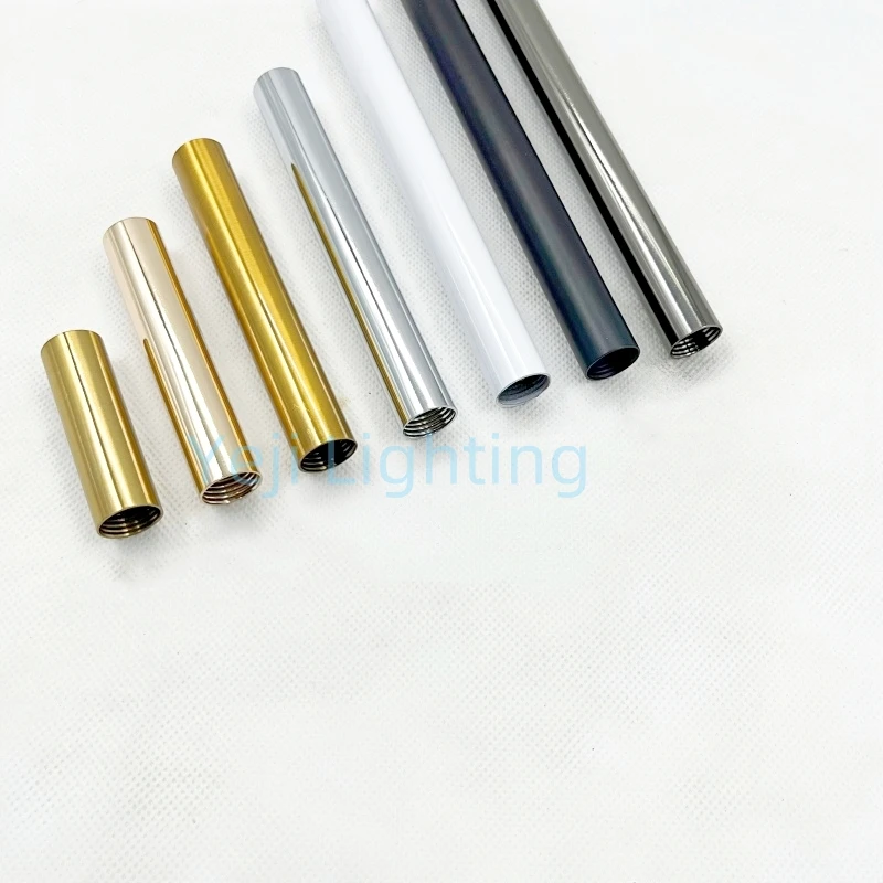M16 Lamp Tooth Tube M16 Internal Thread Tube Connecting Tube Chandelier Wall lamp Ceiling Lamp Inner Thread Iron Metal Tube DIY