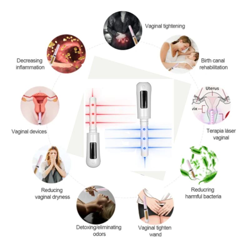 

Vaginal Tightening Rejuvenation Wand Vaginal Laser Therapy Device Led Electric Massage Laser Vibrating Tightening Machine