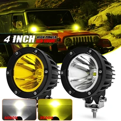 4 Inch Led Work Light Bar 12V Spotlights 4x4 Offroad Accessories LED Headlights Fog Lamp For Motorcycle Truck ATV