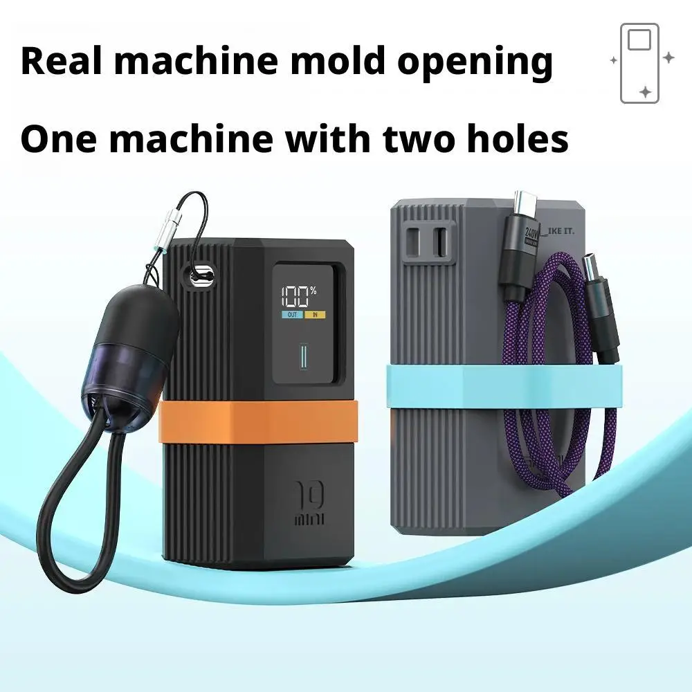 

﻿Protective Case For Cuktech Power Bank Mini 10 Super Energy Rod Silicone Portable Anti-fall Luminous Protective Shell Cove U3Q8