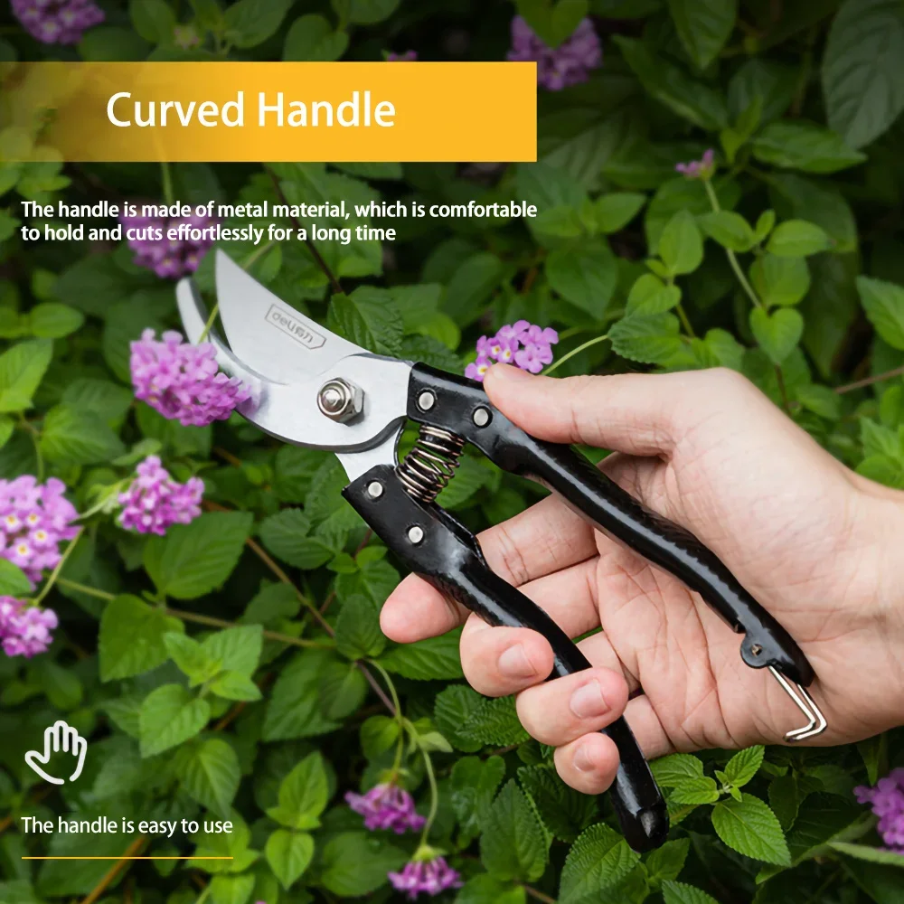 1 個 8 インチ庭剪定鋏省力はさみ家庭園芸用多機能植物盆栽ブランチはさみ