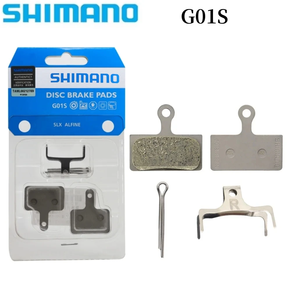 SHIMANO G01S Bicycle Resin Brake Pads MTB Bike Disc Brake Pad for XTR XT SLX DEORE BR-M9000 M8000 M7000 M6000 M987 M985 M966