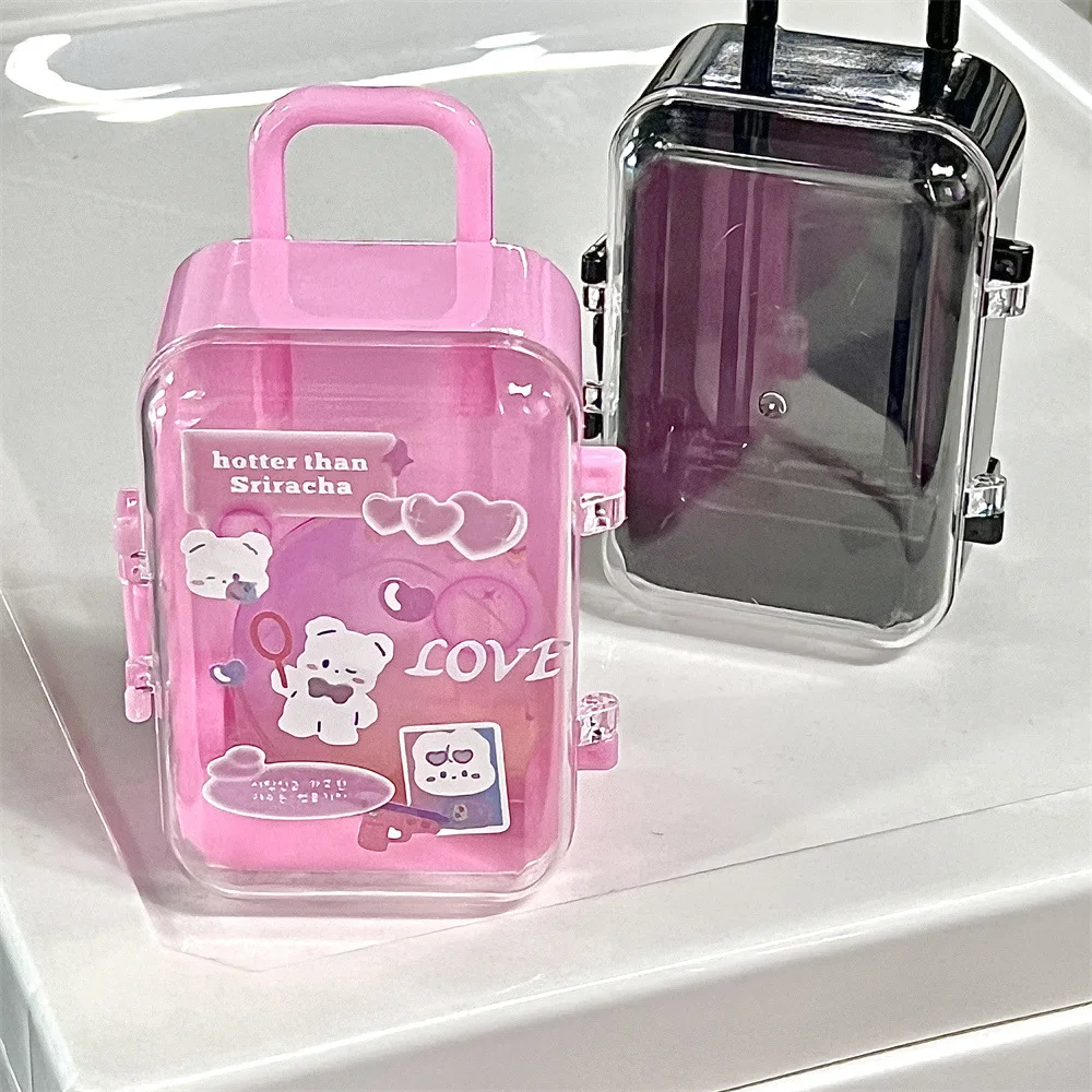 Mini Trolley Storage Boxes Non-toxic And Safety Packing Case Handbag Lovely Small Wholesale Doll Miniature Toy Mini Trolley Case