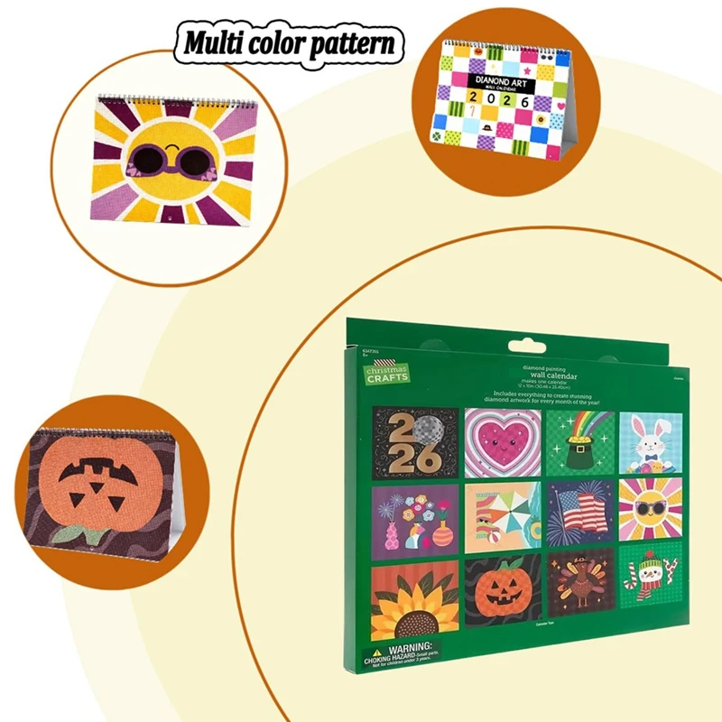 2026 Wall Calendar Painting Kit - DIY Art Calendar 2026, for Home Office Decoration Gifts(1PC)-AD23