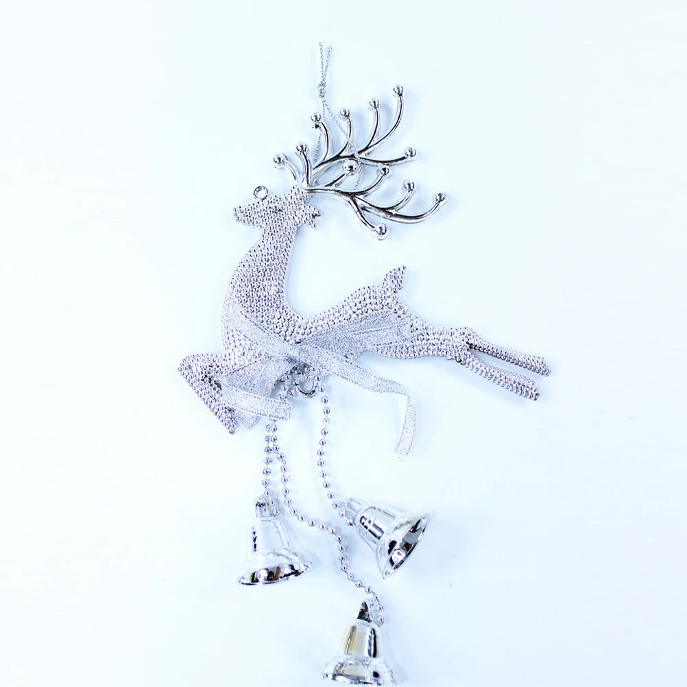 

6 Pcs Christmas Tree Hanging Decorations PVC Reindeer naments Lightweight Party Pendant Fireplace Window Door Xmas naments
