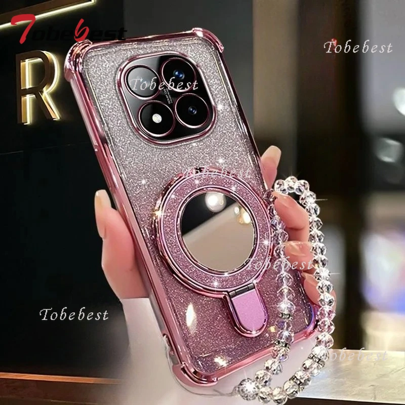 For Xiaomi Redmi Note 15 Pro Plus 4G 5G Case Glitter Plating
