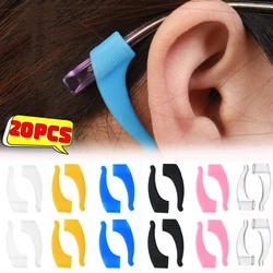 Colorful Silicone Anti-slip Ear Hooks Elastic Eyeglasses Grips Ear Stopper Bracket Fastener Accessory Temple Tip Eyewear Holder