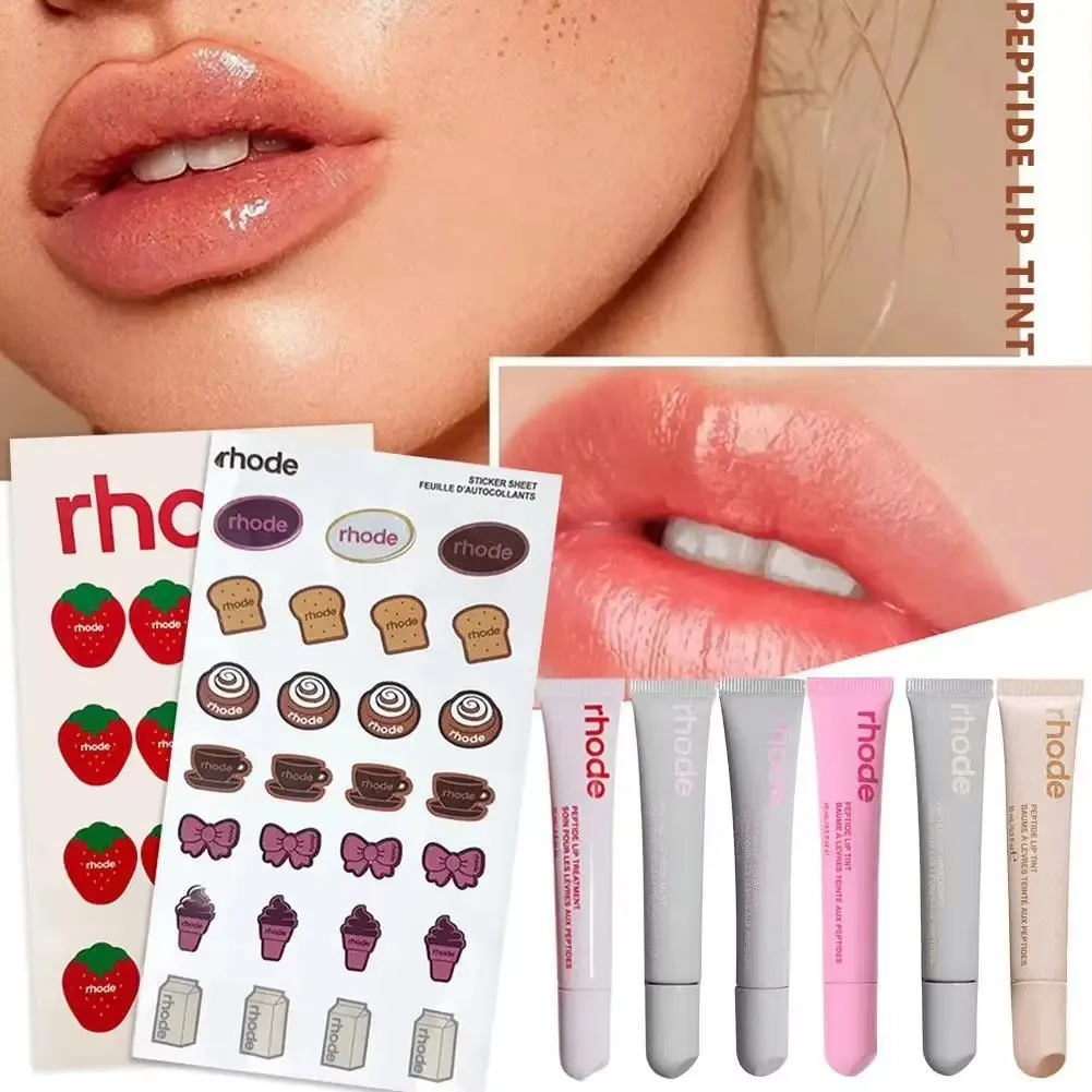 RHODE Limit Makeup Cheek Blush Cream Blusher Stick Lip Gloss Phone Case For iPhone New Cinnamon Roll Jelly Bean Lipstick INS