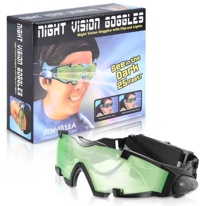 Night Vision Scope With Flip-Out LED Blue For Activities At Night Especially For Children's Games