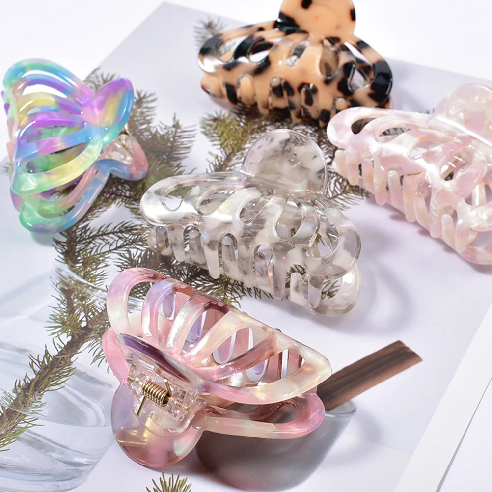 

Decorative Hair Clips for Women Pins Accessories Cute Accessory Fancy Ladies Acetate