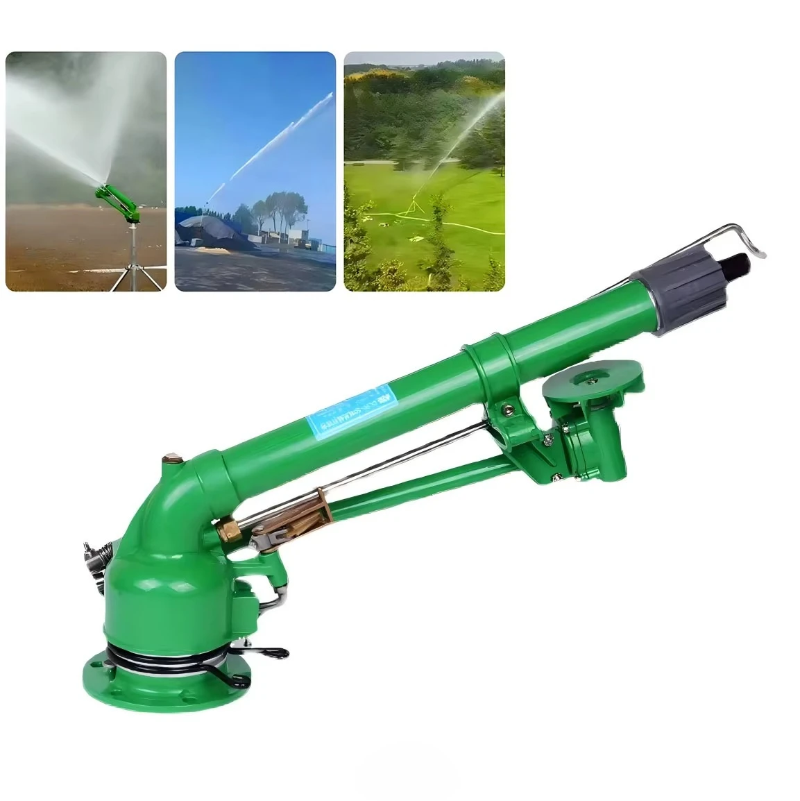 Best Price Turbo Vortex High Impact Rain Gun Sprinkler Agricultural Metal Irrigation System Big Farm Rain Gun Garden Sprinklers