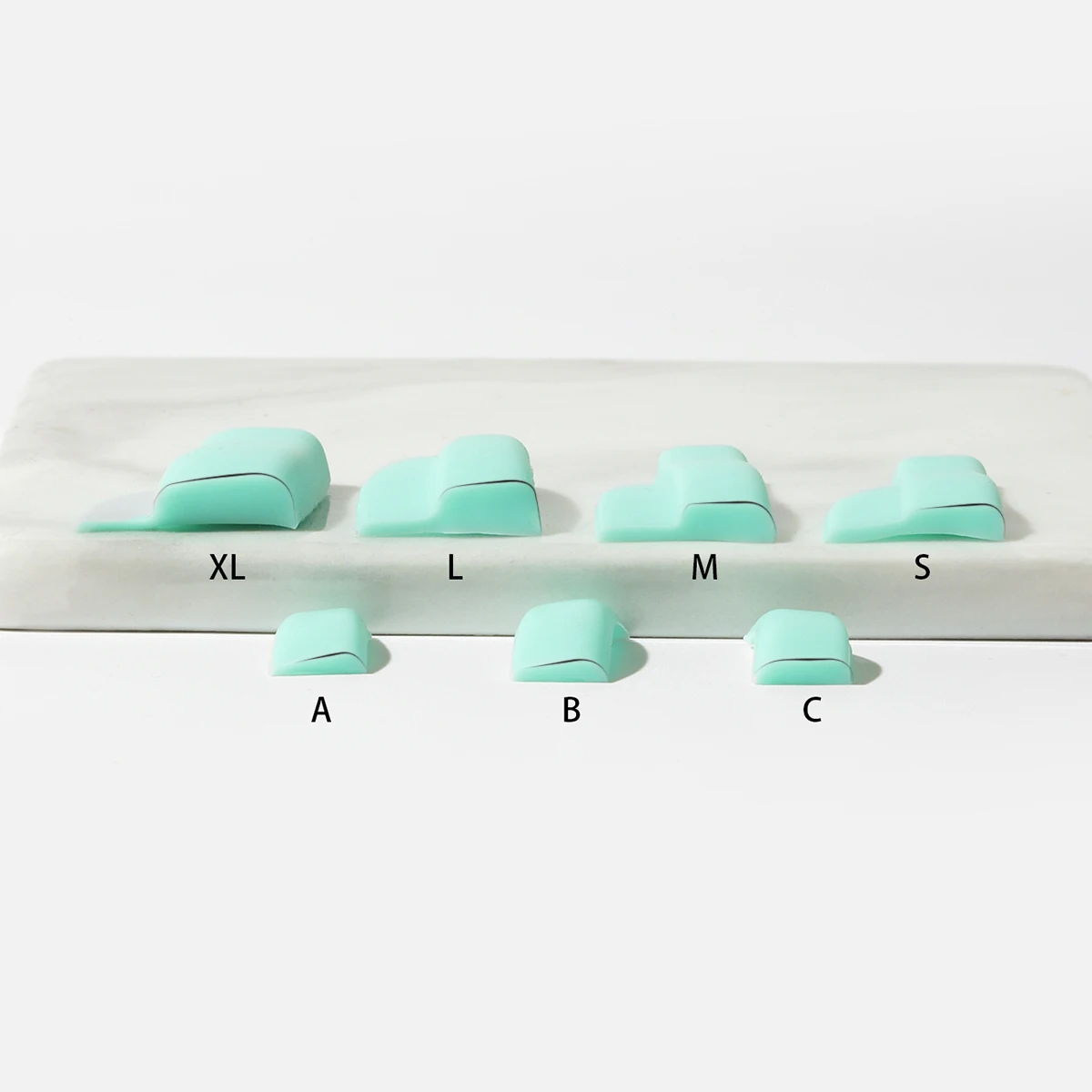 L カール 7 ペアシリコーンまつげパーマパッドメイクアップリフティングまつげロッドシールド 3D まつげカーラーアクセサリーアプリケーターツール