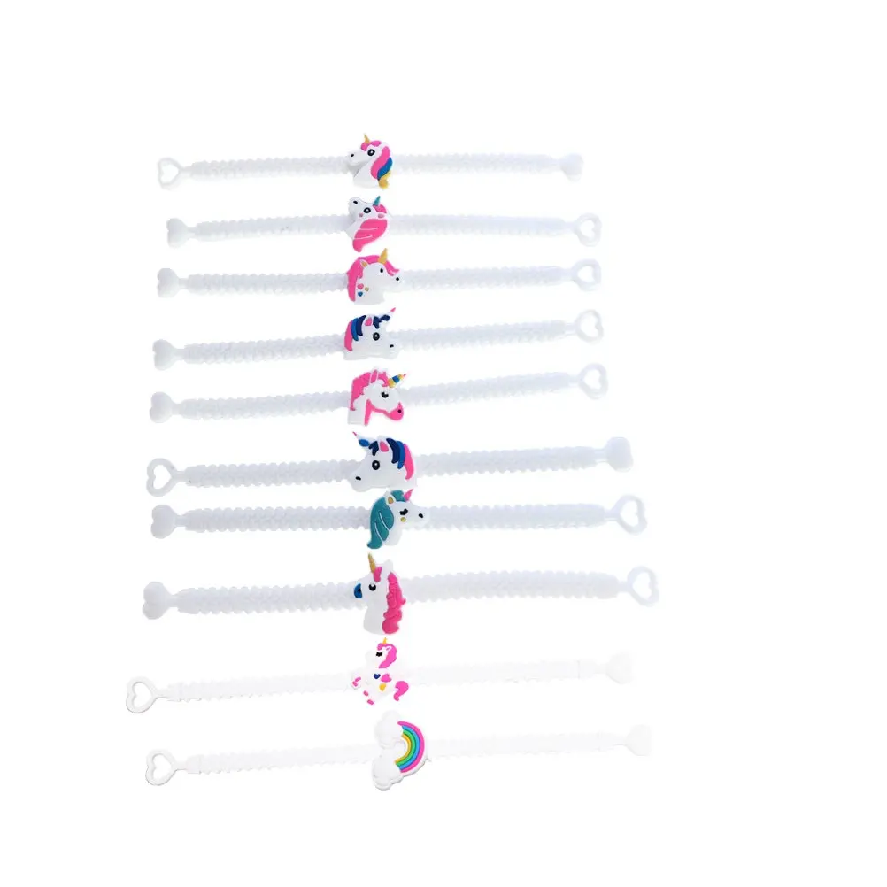 30pcs-unicorn-bracelet-for-kids-silicone-party-bracelets-halloween-goody-bag-fillers-cosplay-slap-rings-festival-accessory