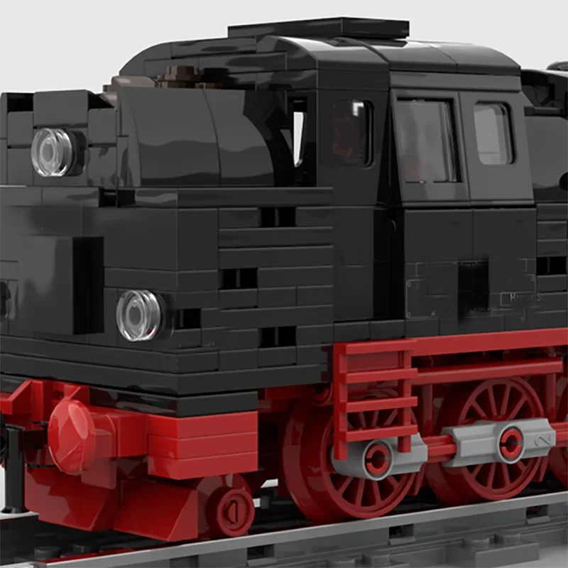 Railway Train Series Moc Building Bricks Steam Engine BR99 Model Technology Modular Blocks Construstion DIY Assembly Toy Gifts