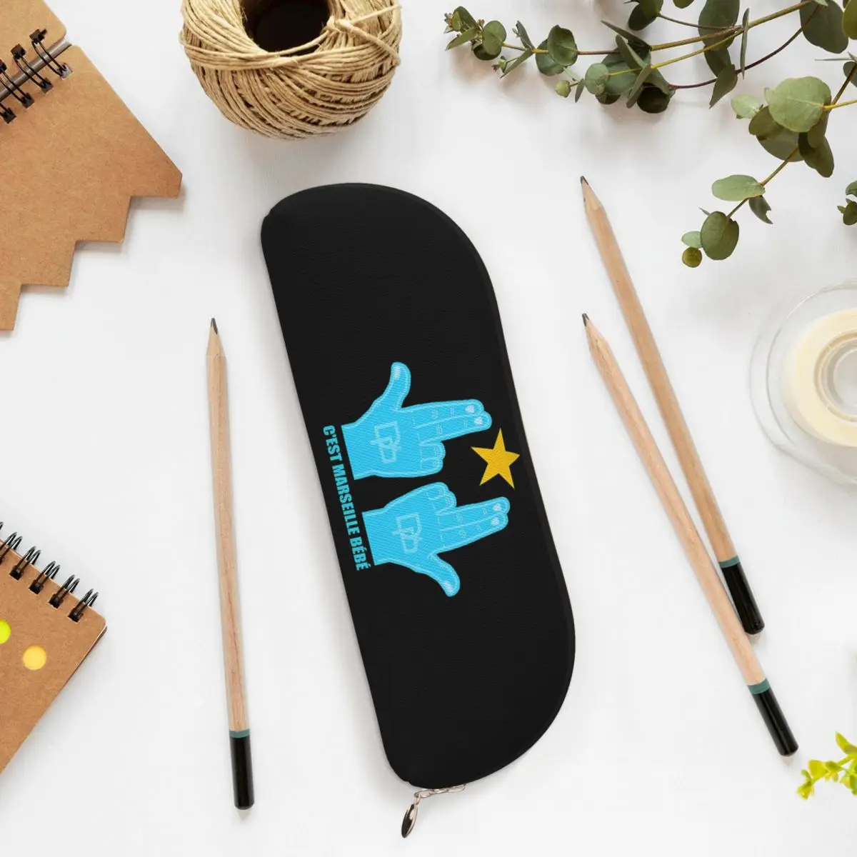 

C'est Marseille Bebe JUL Pencil Cases Pen Holder Storage Stationery Supplies Large Capacity Pen Box Pencil Bag for Boys Girls