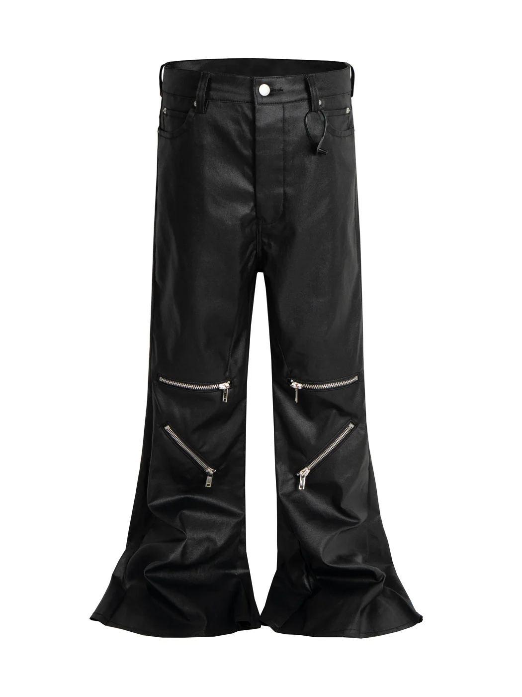 

K Sle лоскутные мужские рабочие брюки с двойной молнией RO Sle с покрытием, тяжелые брендовые повседневные хлопковые джинсы Mijko