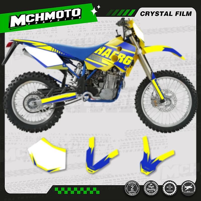 

MCHMFG MOTOR для HUSABERG 2001 2002 2003 2004 2005 FE пользовательские графические наклейки для мотоцикла, наборы наклеек 004