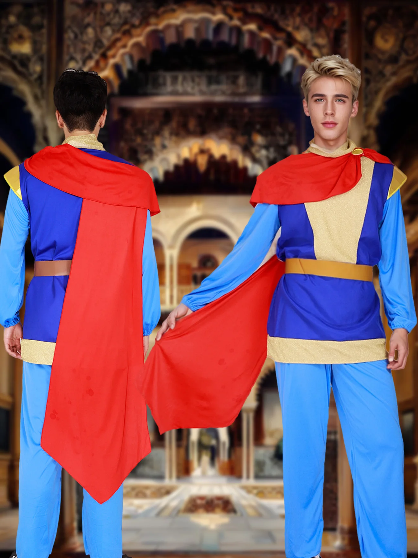 

Взрослый рыцарь, комплект для косплея, сказочная тема, принц, костюм для вечеринки, Хэллоуин, карнавал, вечерние платья, стоимость сценического выступления