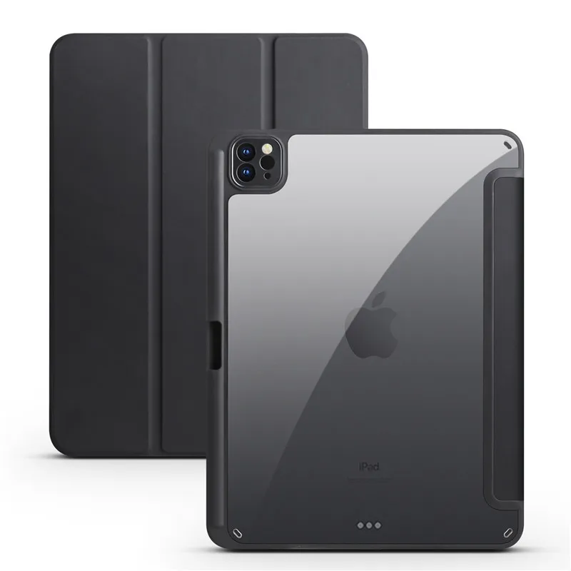 

Case for iPad Air 13 inch Case M4/M3/M2(2026/2025/2024) with Pencil Holder For iPad Pro 13 M5 M4 Cover with Clear Back Shell