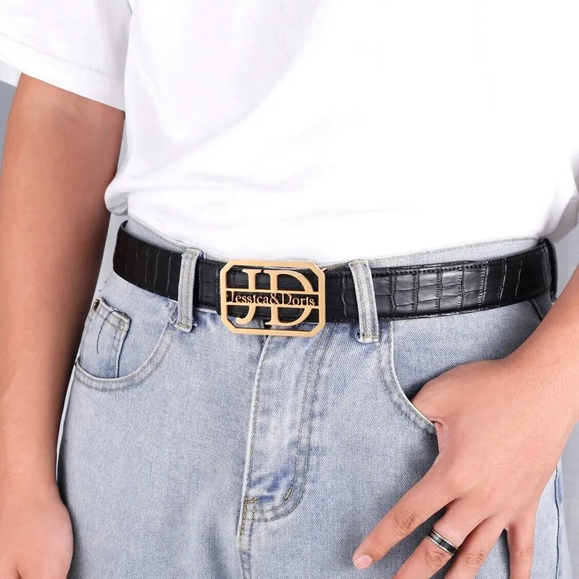 

Personalized Custom Hip Hop Name Belt Buckle for Men Jewelry Stainless Steel Text Belt Buckles Accessories Birthday Gift