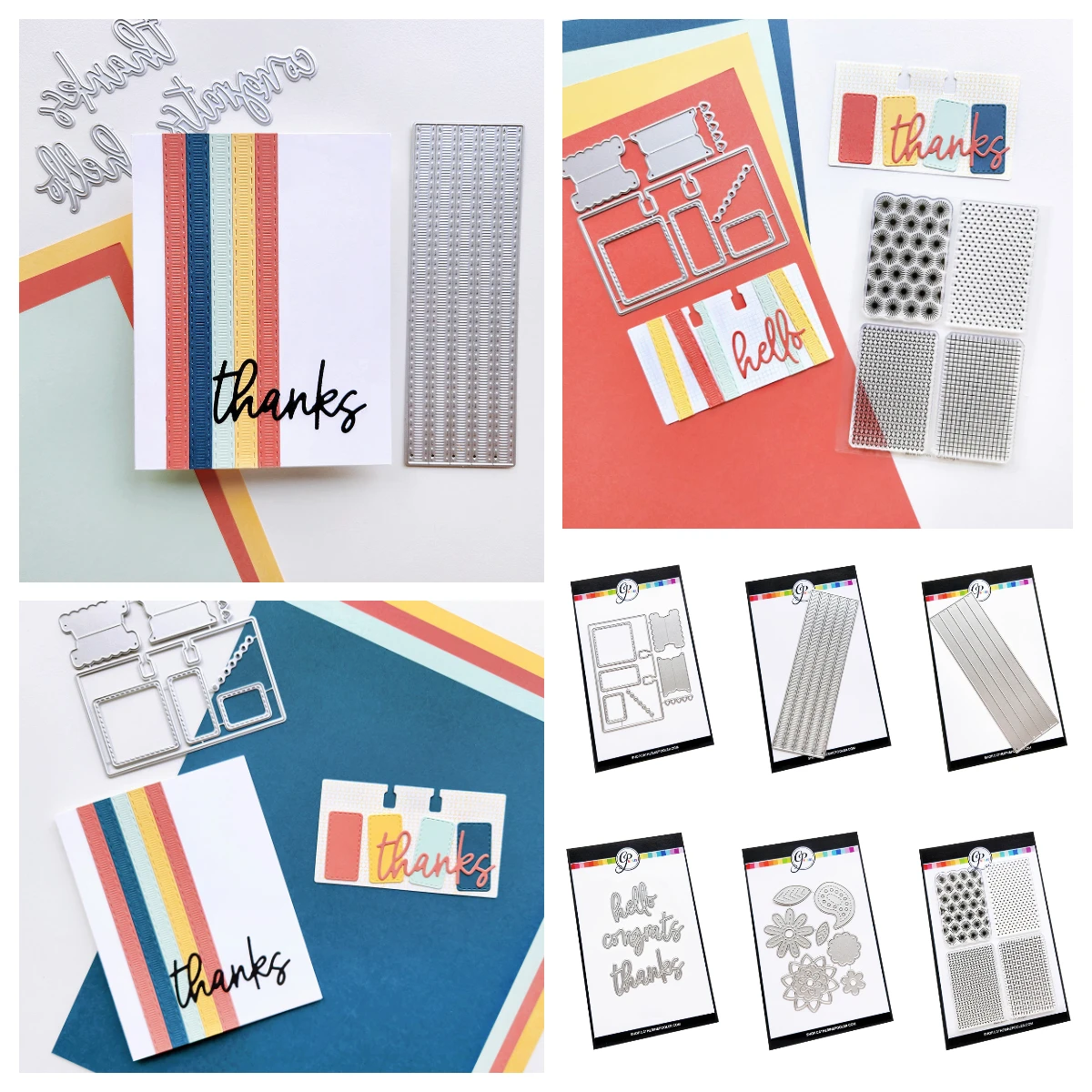 

Simple Strip Dies Metal Cutting Dies And Clear Stamps For DIY Scrapbook Photo Album Handmade Paper Card Decoration Craft Cut Die