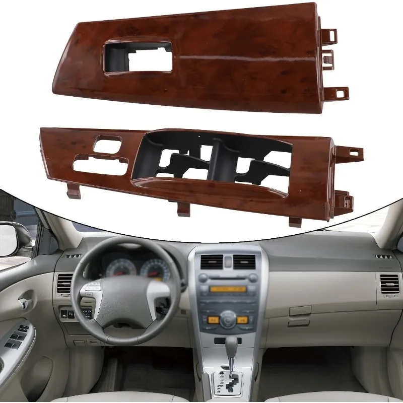 Car Door Window Lift Power Switch Trim Bezel Panel For Toyota Corolla 2003 2004 2005 2006 2007 2008 74232-12380 74231-02350