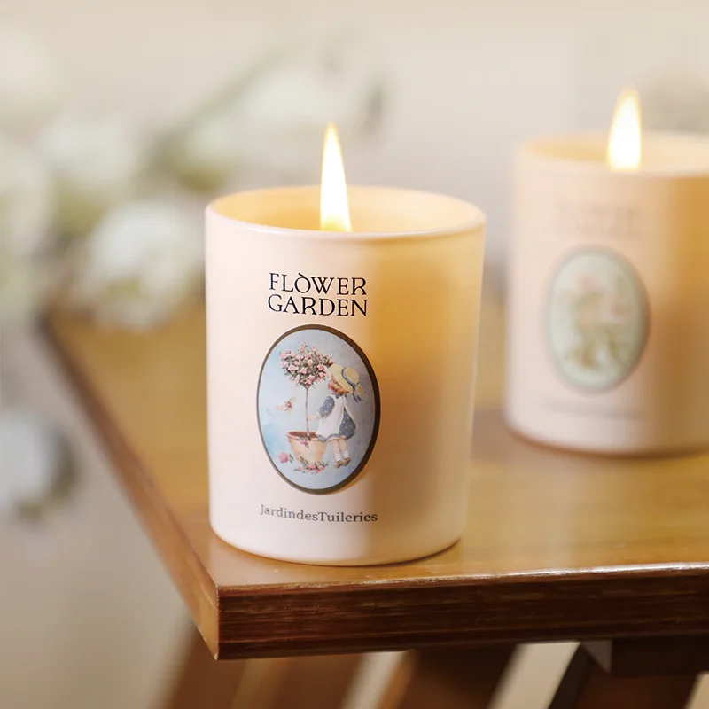 French scented candle gift box creative indoor household solid fragrance bedroom advanced ornament
