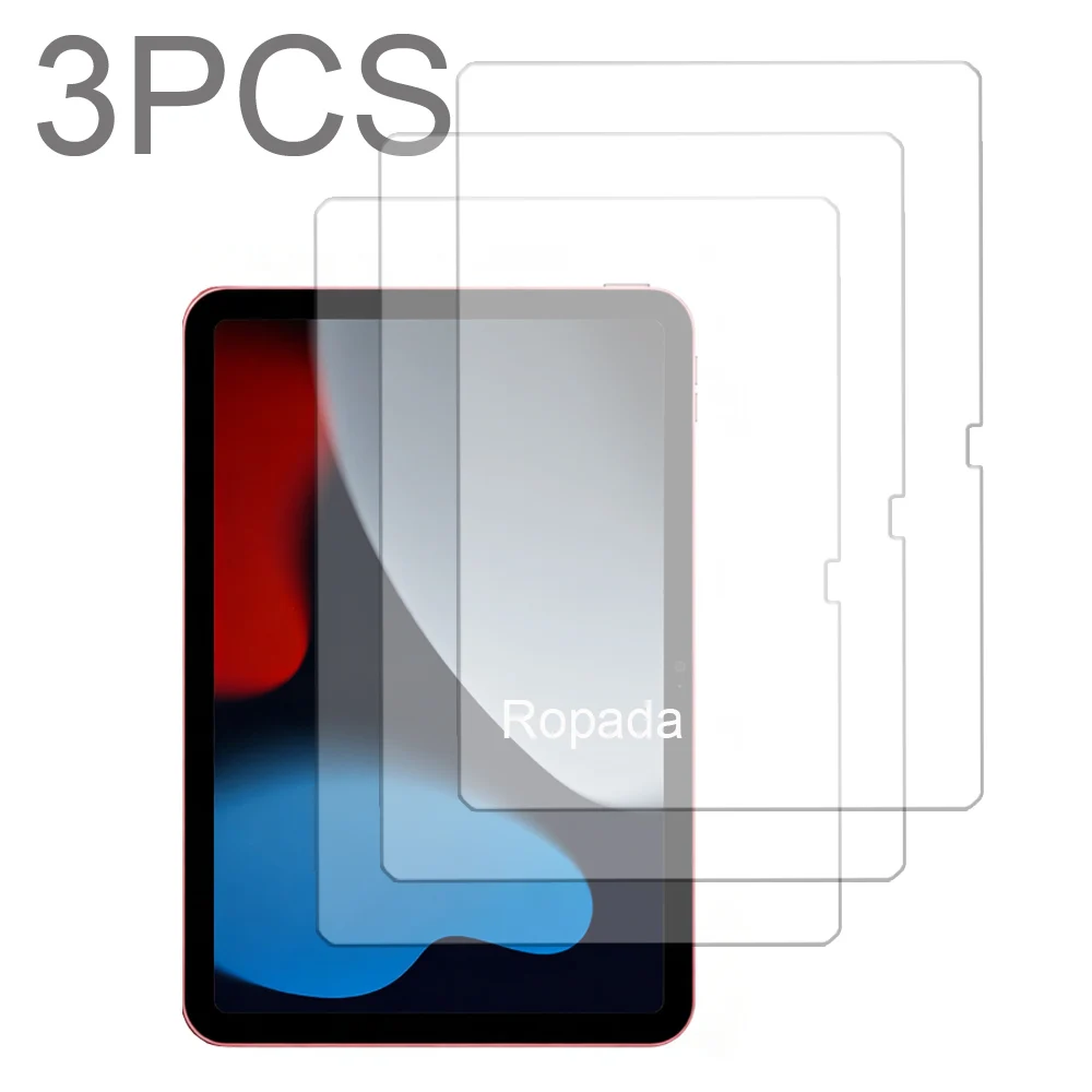 

3-Pack Tempered Glass Screen Protector for iPad 9.7-inch 10.2'' 11'', 11th 10th 9th 8th 7th generation 5th 6th HD Clear Film