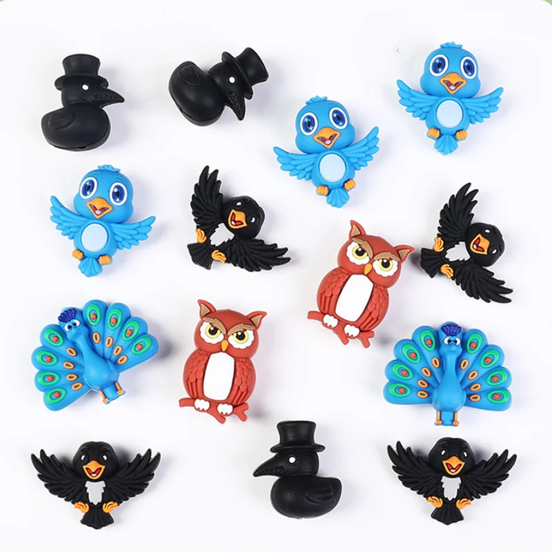 20pcs New Silicone Beads Wholesale Handwork Focal Beads Baby Toy DIY String Pen Bead Nipple Chain Jewelry Pendant Accessories