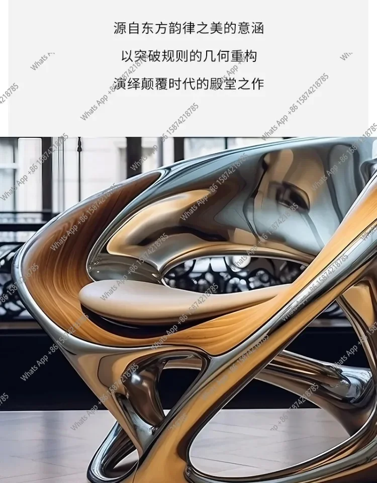 

Кресло для отдыха VF Nordic Designer: креативное, для гостиной, балкона, переговорное, с полым каркасом, гальванизированное