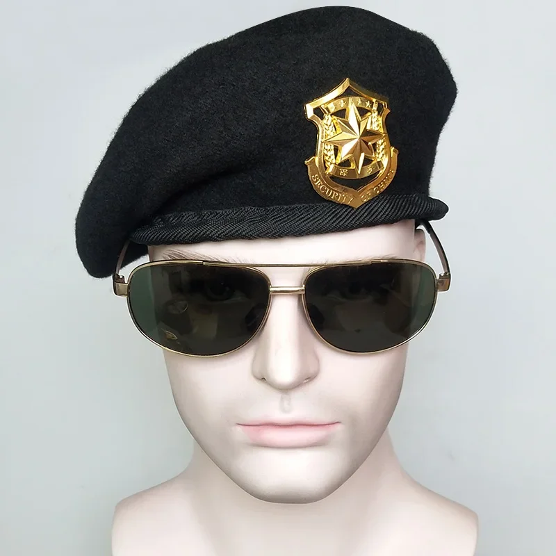 Beret Male Wool Military Security Hat British Jitterbug Dance Hat Militar Accesorios Cap Female Wool Beanie Berets Femme