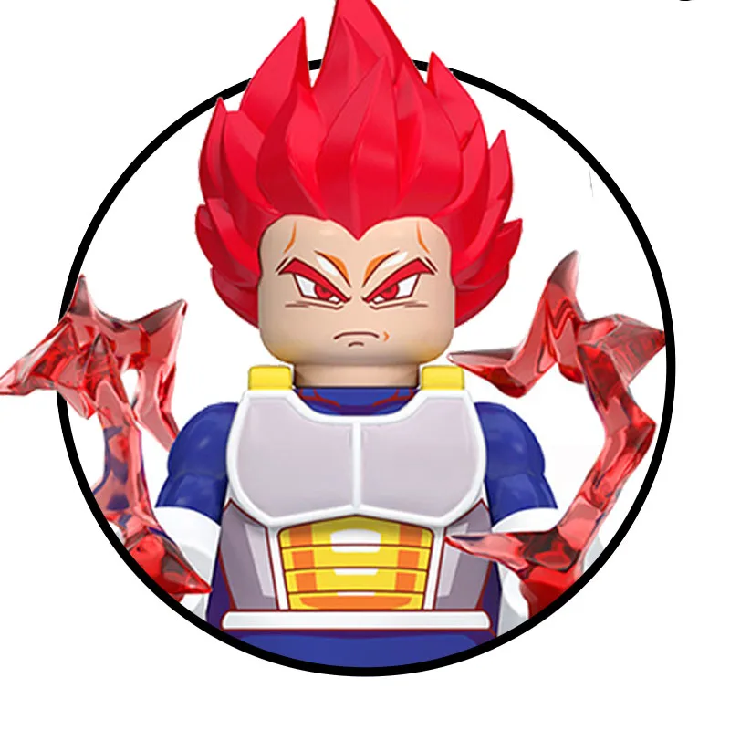80 Stück wm6181 Goku Vegeta Torankusu Broli Bausteine Mini-Actionfiguren Zubehör Halloween Weihnachtsgeschenke für Kinder