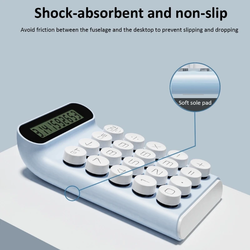 Practical Mechanical Keypad Calculator Suitable for Offices, School, Travel Use