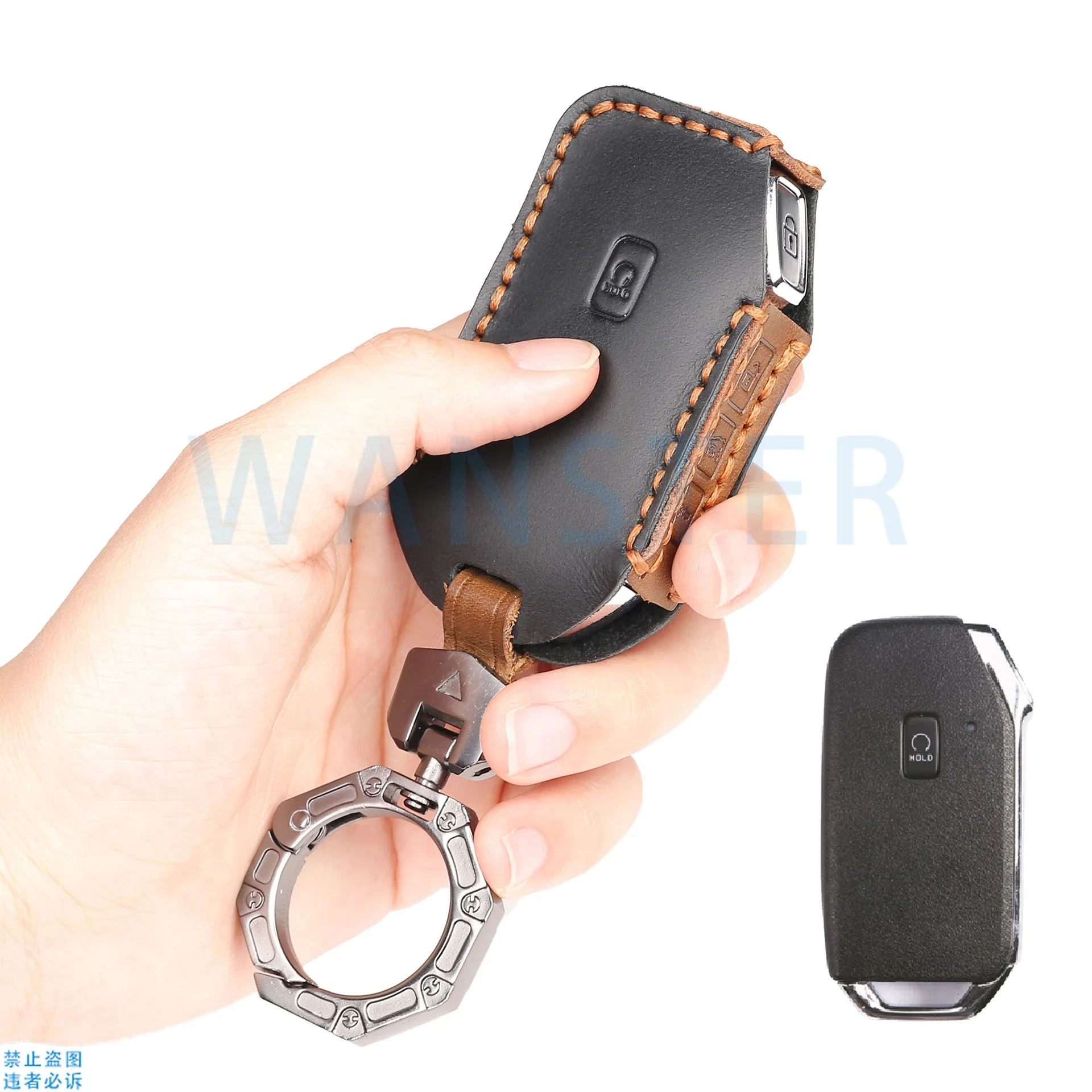 Leder Auto Control Key Case Abdeckung für KIA Sorento MQ4 K3 Karneval KA4 K5 Sportage NQ5 K7 EV6 K8 GL3 Niro SG2 Seltos Zubehör