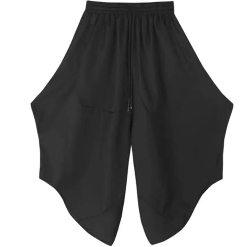

Pants Style Baggy Street Dark Men's Yamamoto Shorts Hip-Hop Punk Slacks Men's Culottes Nine Minutes Pants Trend