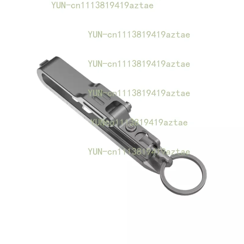 Alloy Pin Keychain Belt Buckle Car Key Belt Sports Casual Pants Multi-Functional Quick-Release Lock Clip Gift