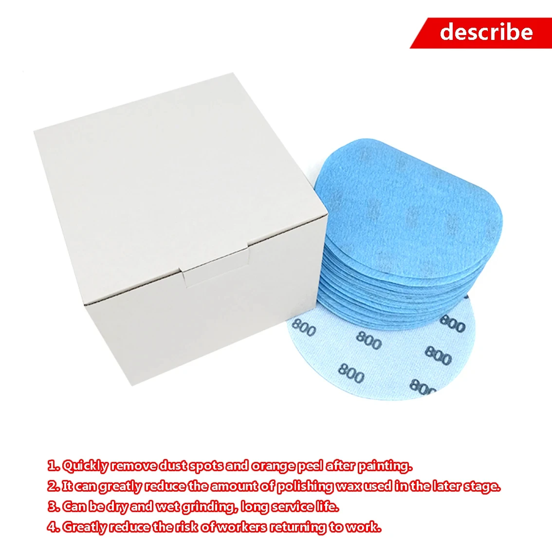 6-inch 150mm Ultra-thin Surface Protection Interface Pad Suitable For Electric Sanding Machine Polishing Tools With 600-5000