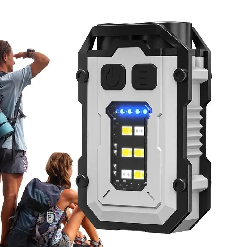 

Мини-мощный фонарик, перезаряжаемый светодиодный фонарик с магнитом, яркий мини-магнитный портативный мощный ручной фонарик