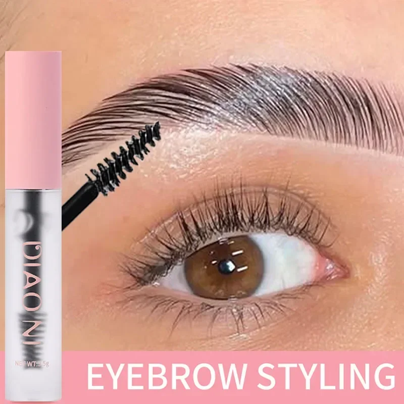 Natuurlijke Wilde Wenkbrauw Styling Wax Sneldrogend Langdurige Transparante 3D Brow Pommade Setting Gels Waterdichte Make-Up Cosmetica