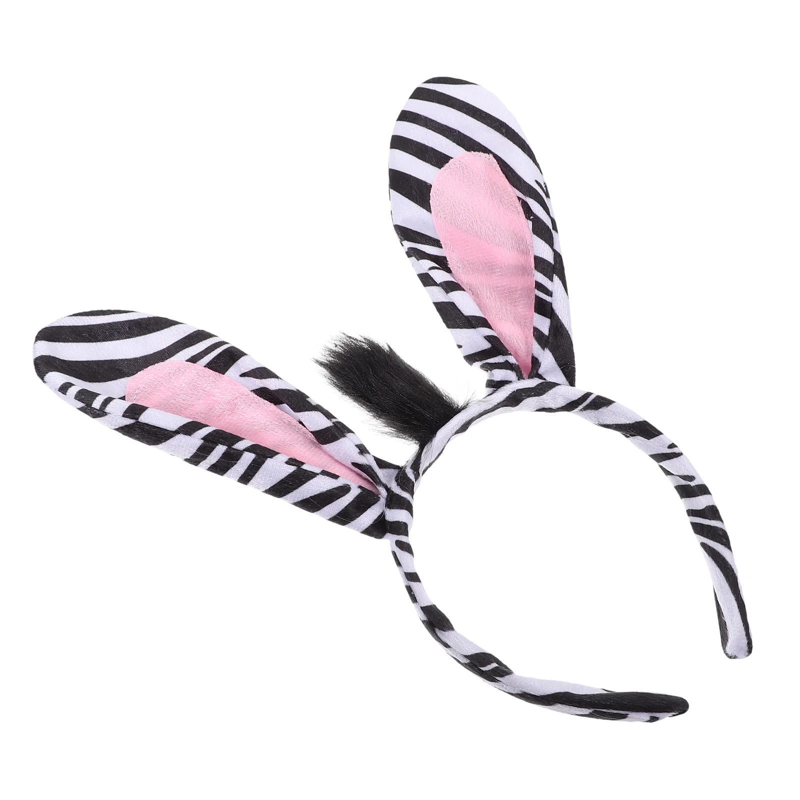 

Zebra Headband Plush Animal Ears Adult Women Hair Accessories Halloween Headwear Hairband Cloth Kids