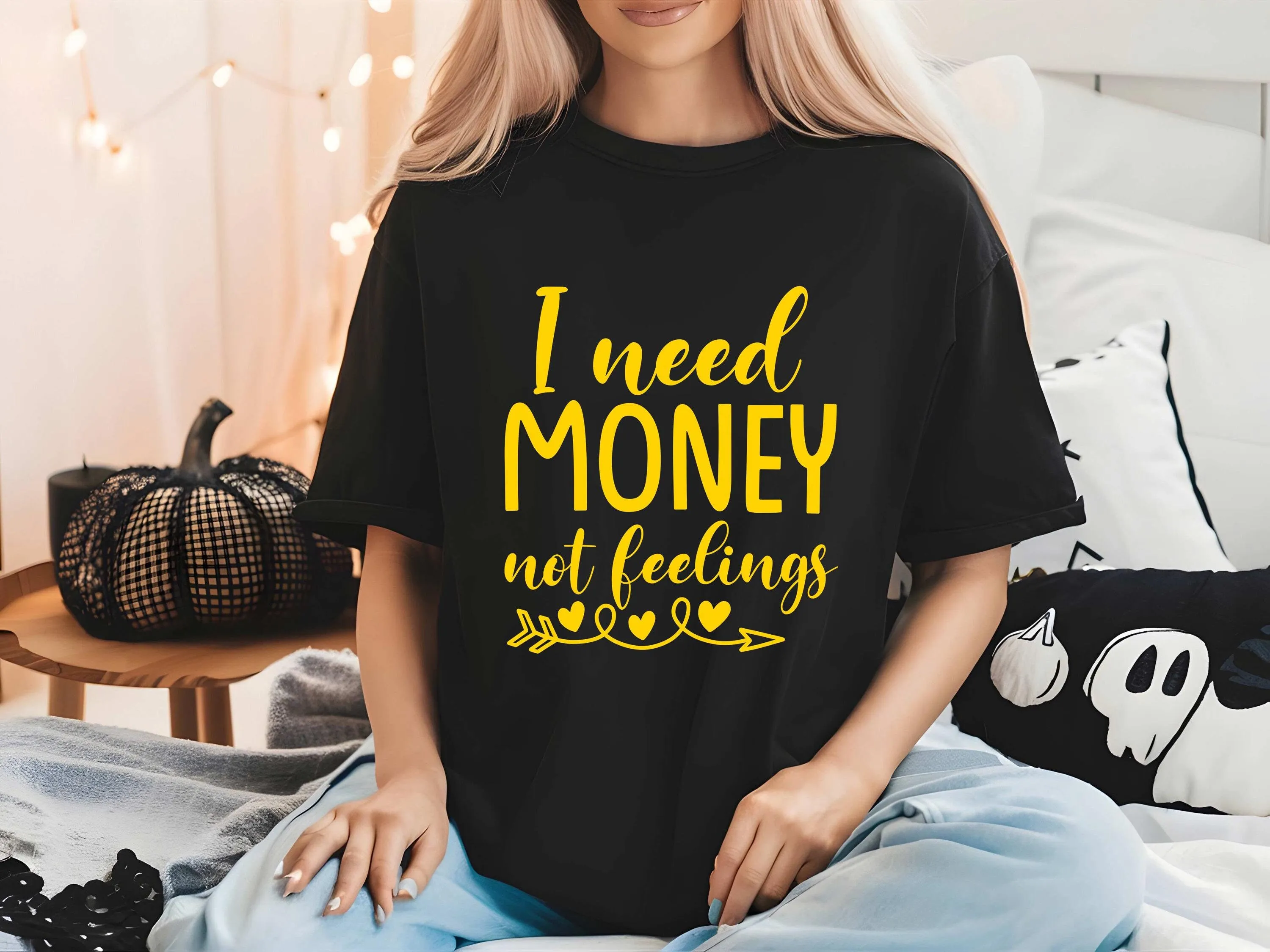 I Need Money Not Feelings T Shirt Sarcastic Funny Quotes Sassy Broke