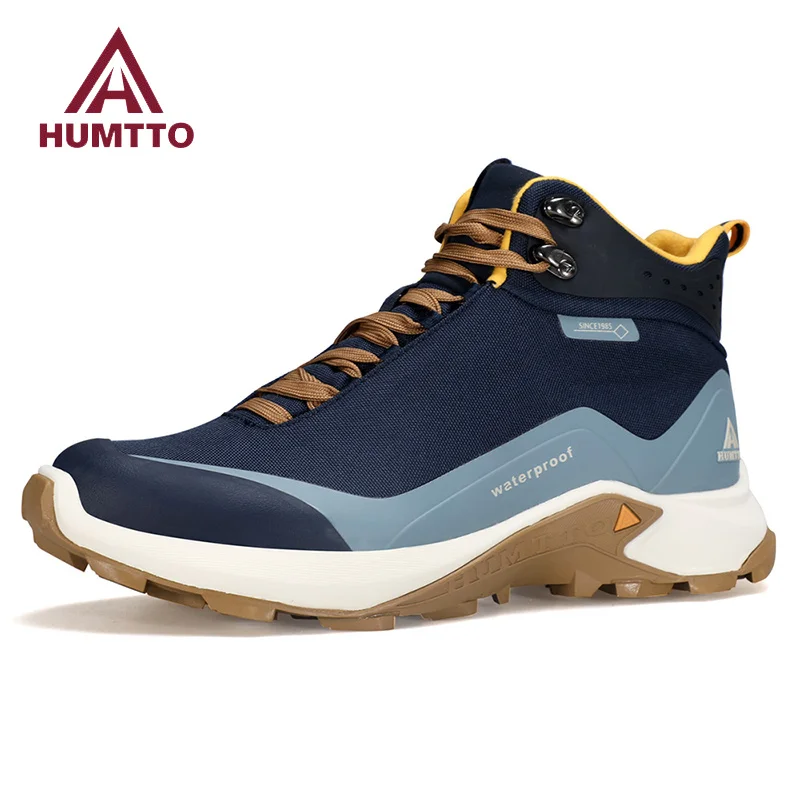 

HUMTTO Outdoor Men's Sports Shoes Waterproof Hiking Shoes Winter Camping Trekking Boots for Men Breathable Safety Sneakers Man