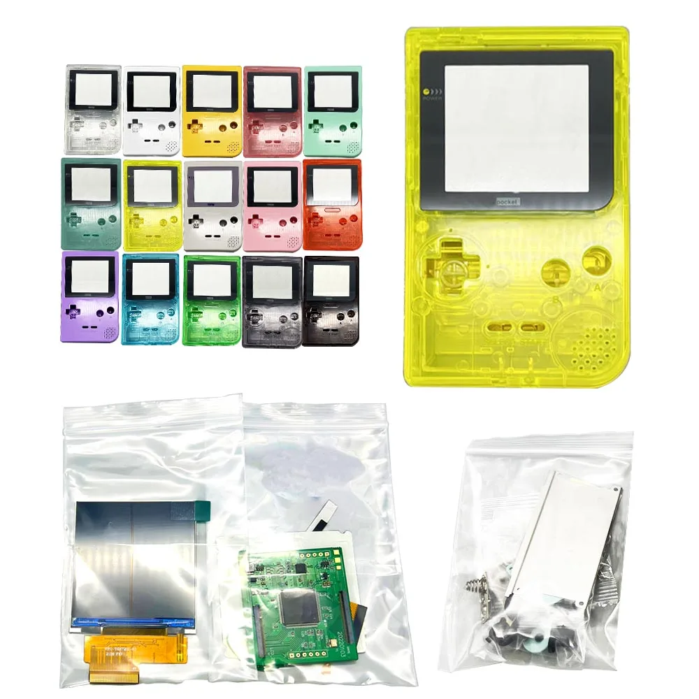 

2.6 Inch IPS High Brightness LCD Screen Kits With Multiple Display Styles For GameBoy Pocket GBP With High Quality IPS Shell