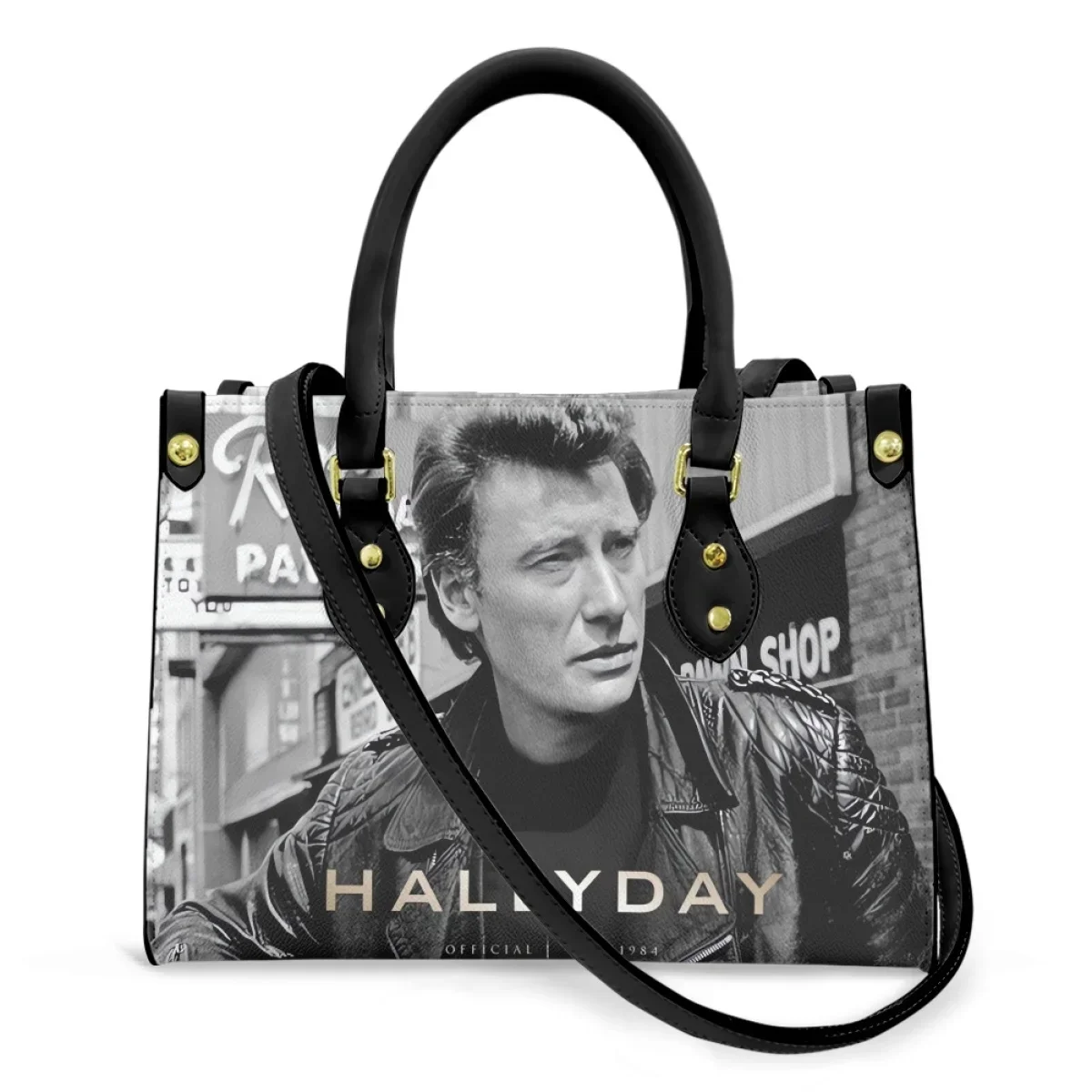 Johnny Hallyday borse da donna Outdoor Street Style Singer Bags marche famose di lusso femminile nuovo Designer personalizzato Sac A Mains Femme