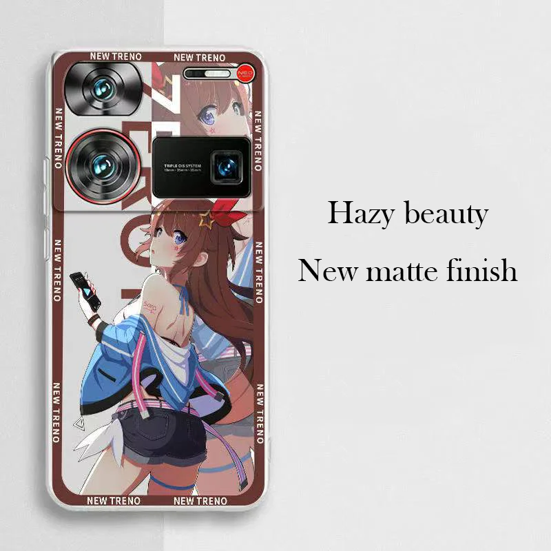 حافظة شفافة لهاتف ZTE Nubia Z70 Ultra غطاء خلفي لوسادة هوائية