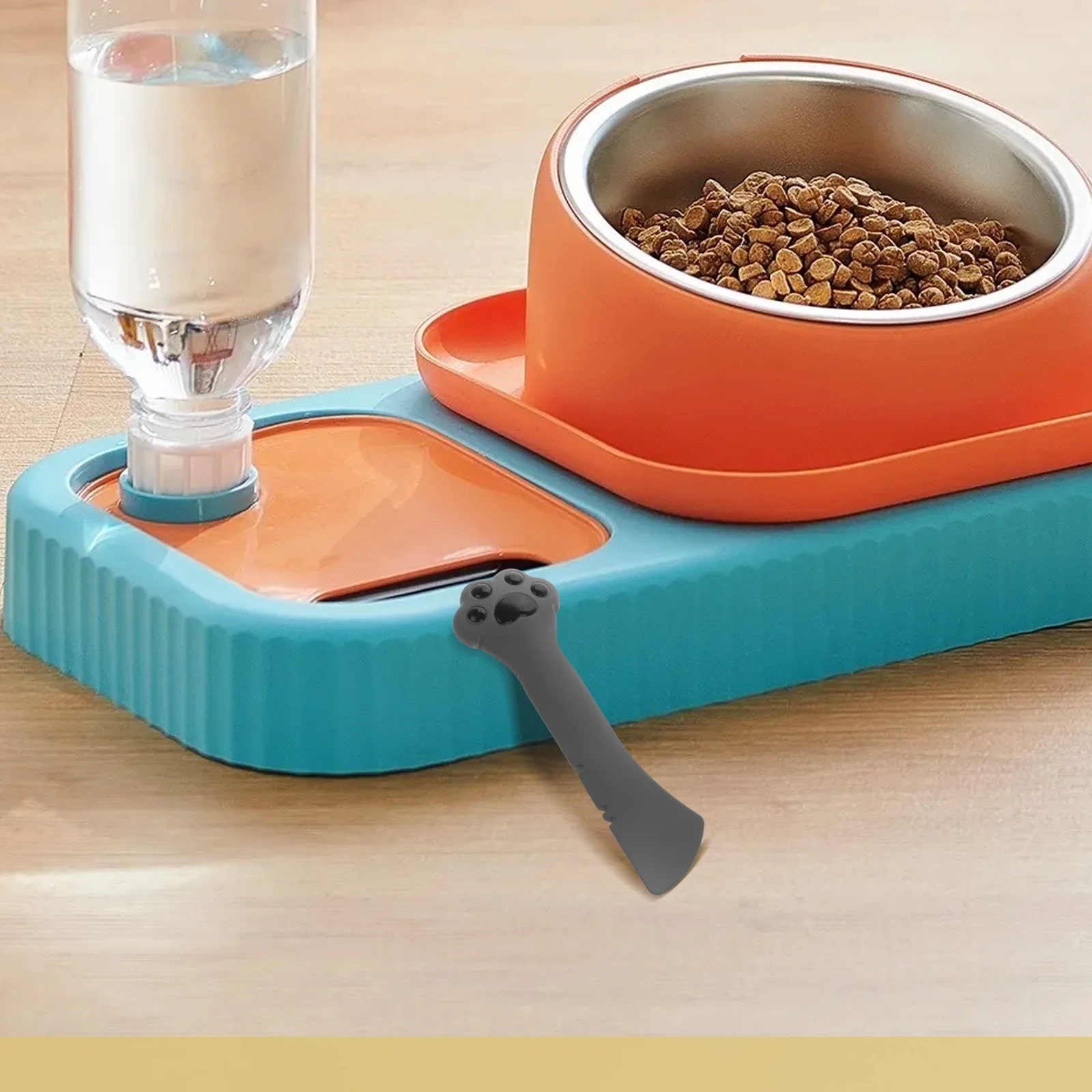 

Cat Canned Food Opener Silicone Spoon Pet Feeding Easy Multifunctional Accessory Lever Design Saves Effort No Leftover