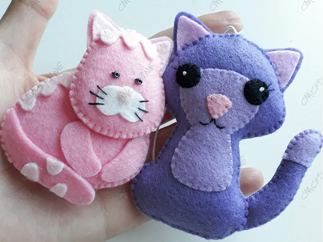 CMCYILING Felt Set, Soft Fabric For Needlework DIY Sewing Dolls Crafts, Polyester Cloth, Handmade Material 6Pcs/Lot 25cmx28cm