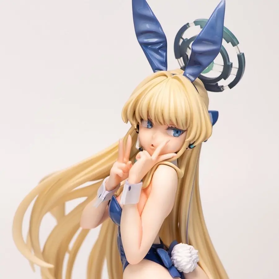 Figura de archivo azul de Anime, figuras de Asuma Toki, figuras de chica conejito, modelos de estatua, colección de muñecos, decoración, juguetes, regalos de navidad